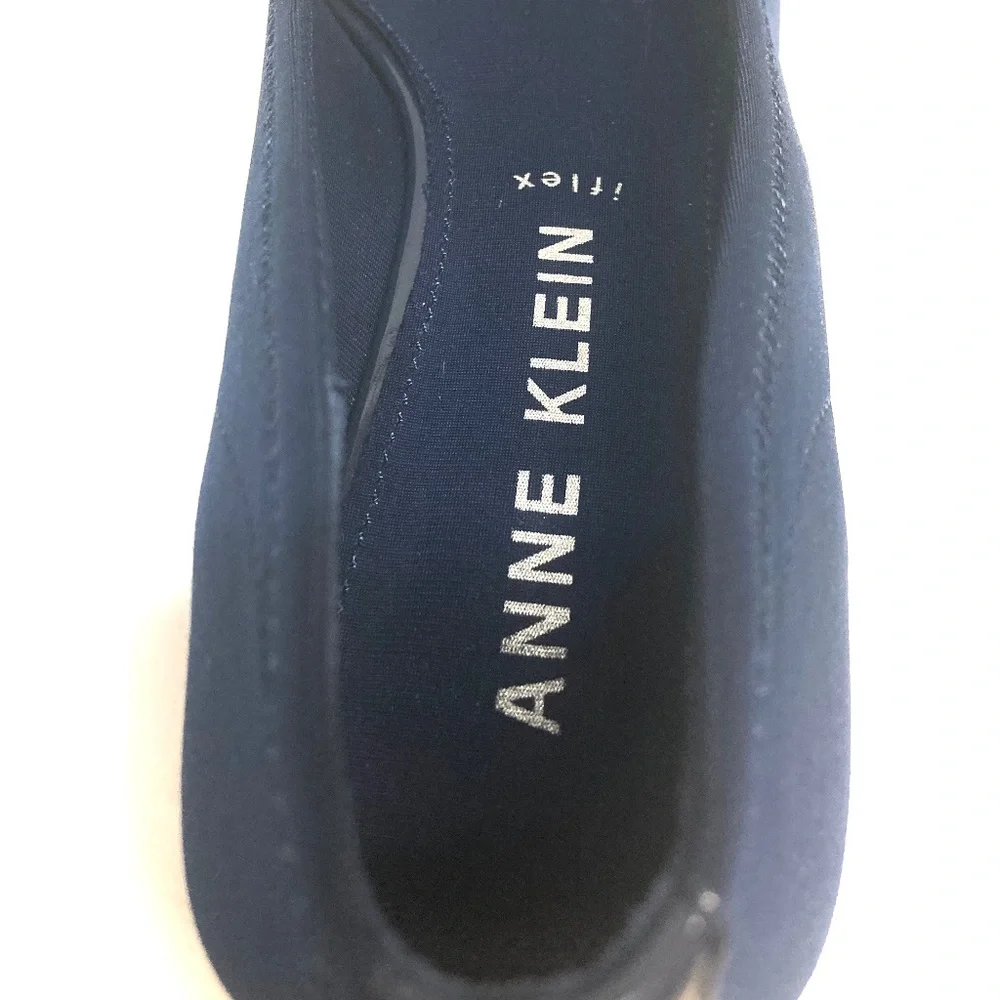 Anne Klein iflex Carlie Navy Dress Shoes - Picture 5 of 9